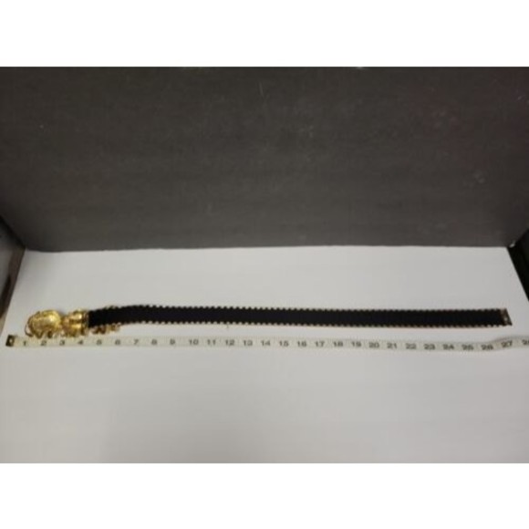 Vintage Accessory Accent NYC Gold Tone Lucky Elephant Scales Flex Belt 1990 main image 5